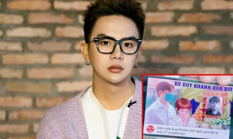Diễn viên Duy Khánh bức xúc khi bị đồn qua đời