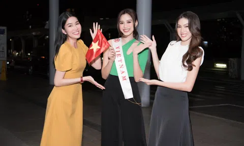 Đỗ Thị Hà lên đường thi chung kết 'Hoa hậu Thế giới'