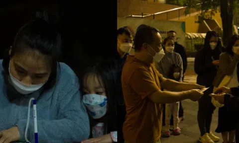 Trường bán hồ sơ tuyển sinh lớp 1 lúc 3h sáng: Hàng trăm phụ huynh xếp hàng, thức trắng đêm mua phiếu cho con