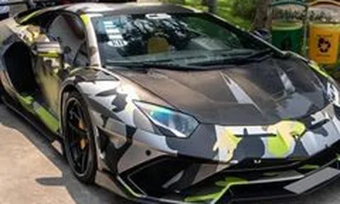 Cận cảnh siêu xe Lamborghini Aventador độ Duke Dynamics tại TP.HCM