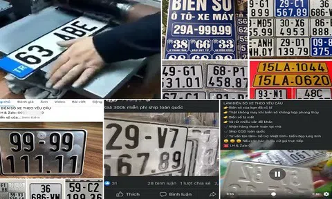 Gắn biển số giả, người điều khiển xe bị phạt bao nhiêu tiền?