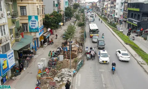 Dự án đường 815 tỷ đồng ở Hà Nội "đắp chiếu" 2 năm, nhiều nhà không dám mở cửa