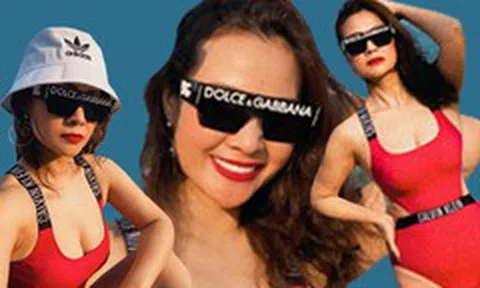 Vợ NSƯT Đăng Dương diện bikini hút mắt