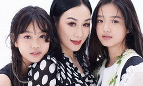 Mỹ nhân gốc Việt Chung Lệ Đề tiết lộ về 2 con gái kín tiếng