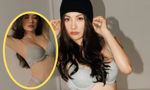 Yaya Trương Nhi diện nội y, khoe vòng một 'bốc lửa'