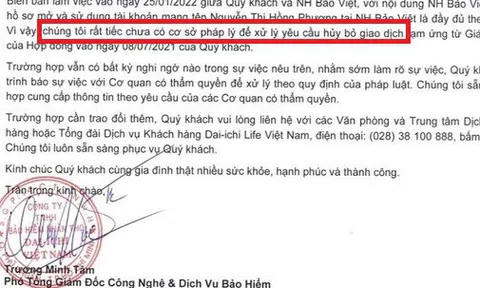 Khách hàng tố bị nhân viên bảo hiểm giả chữ ký rút 100 triệu: Tôi phải xin xỏ để được gặp!