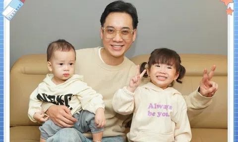 Giám khảo 'Rap Việt' khoe hai nhóc tì đáng yêu