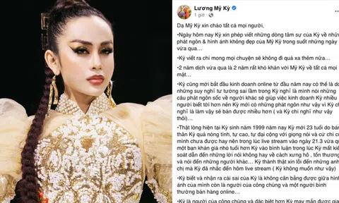 Lương Mỹ Kỳ xin lỗi sau phát ngôn gây tranh cãi, dân mạng tiếp tục phẫn nộ
