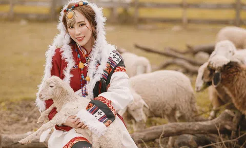 Quỳnh Nga xinh đẹp trong tạo hình mỹ nhân Mông Cổ