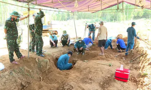 Tìm thấy 25 hài cốt liệt sĩ từ thông tin của cựu binh Mỹ