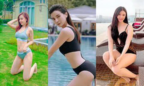 Vẻ gợi cảm khác hẳn trên sóng VTV của MC 'Cà phê sáng'