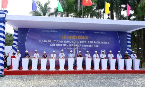 Khởi công cầu Rạch Miễu 2