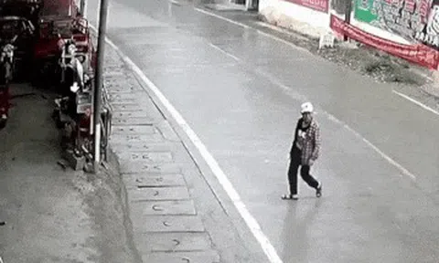 Màn chạy bộ siêu tốc thần thánh của nam thanh niên khi ô tô mất lái lao đếnicon