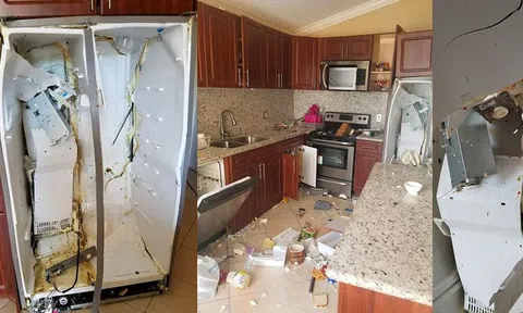 Mỗi ngày mở cả chục lần nhưng đã bao giờ bạn nghĩ tủ lạnh có thể bị cháy nổ không?