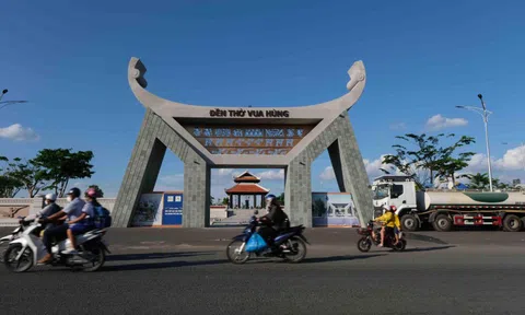 Đền thờ Vua Hùng ở Cần Thơ trước ngày khánh thành