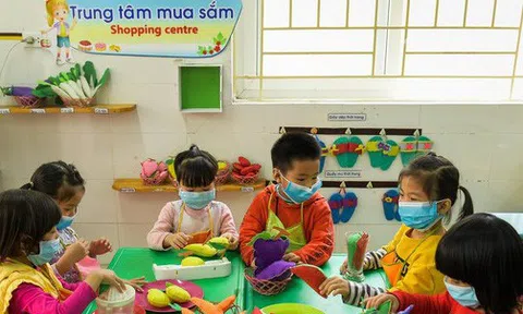 Hà Nội cho trẻ mầm non đi học từ 13/4