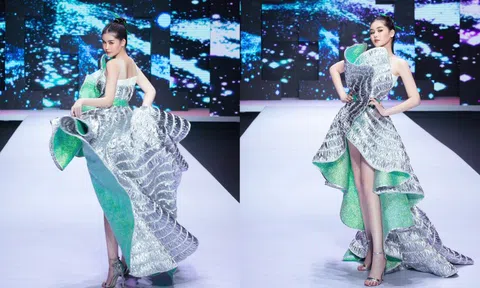 Lê Âu Ngân Anh làm vedette 'Vietnam Junior Fashion Week'