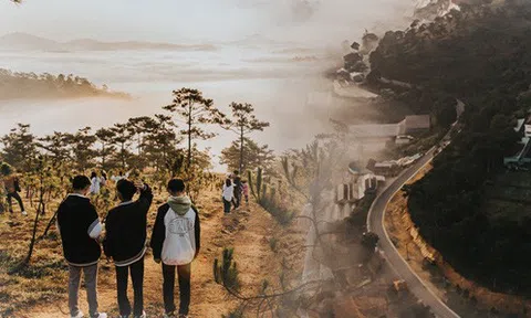 Ảnh: Nhiều bạn trẻ săn mây tại Đà Lạt từ sáng sớm, khung cảnh hùng vĩ, thơ mộng đẹp hút mắt