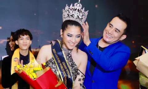 Thái Nhã Vân đăng quang 'Hoa hậu Văn hóa thế giới 2022'