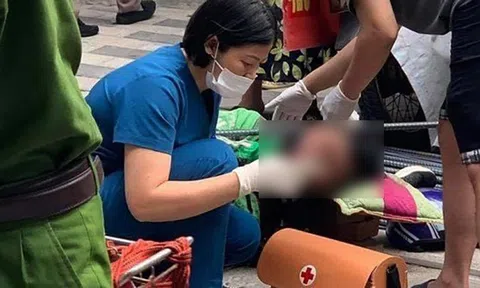 Tài xế xe ôm bị thanh sắt xuyên qua đầu khi đi qua công trường đang thi công