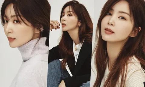 Ác nữ ‘Bản tình ca mùa đông’ Park Sol Mi trẻ đẹp ở tuổi 44