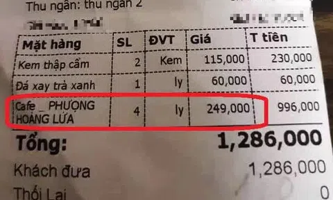Vụ ly cà phê giá lên tới 249.000 đồng ở Bảo Lộc: Giám đốc Sở Công thương tỉnh nói gì?