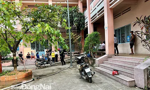 Cháy trong trường tiểu học ở Đồng Nai, một bé gái thiệt mạng