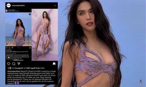 Ngọc Trinh thừa nhận mặc váy nhái sau khi bị nhãn hàng quốc tế 'mắng thẳng mặt'