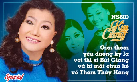 NSND Kim Cương: Giai thoại kỳ lạ với thi sĩ Bùi Giáng và bí mật chưa kể về Thẩm Thúy Hằng
