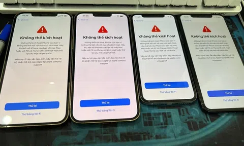 Apple lỗi máy chủ, hàng loạt iPhone ở Việt Nam hóa ‘cục gạch’