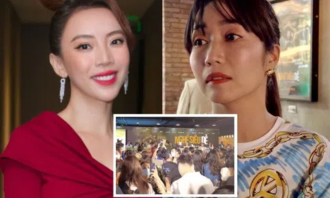 Sau Ốc Thanh Vân, trợ lý Thu Trang cũng bị móc điện thoại tại họp báo