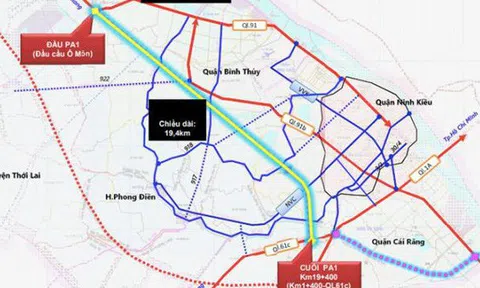 Giá vật liệu tăng cao, dự án đường vành đai 3.800 tỷ ở Cần Thơ 'gặp khó'