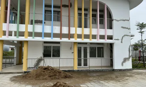Chủ đầu tư nói gì về độ an toàn của trường mầm non hiện đại mới xây bị lún, nứt?