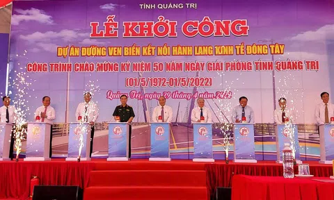 Quảng Trị khởi công đường ven biển hơn 2.000 tỉ đồng