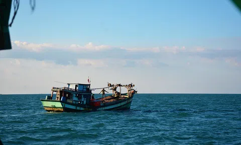 Chủ tàu cá phát hiện ngư dân rơi xuống biển mất tích