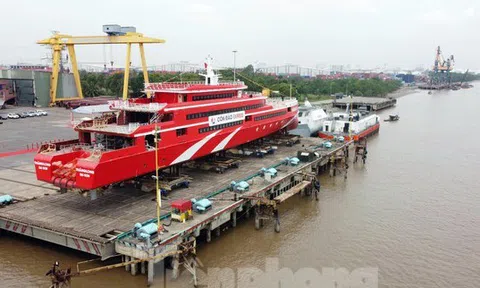 Hải Phòng: Hạ thủy siêu tàu cao tốc sức chứa hơn 1.000 người