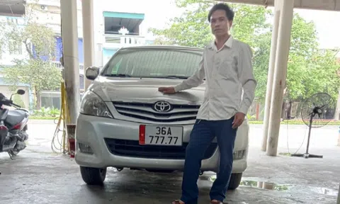 Sau 1 đêm đeo biển số "VIP" 777.77, xe ôtô cũ 320 triệu được trả giá 700 triệu đồng