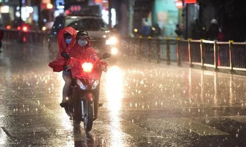Miền Bắc mưa lớn từ đêm nay và kéo dài nhiều ngày, miền Trung nắng nóng