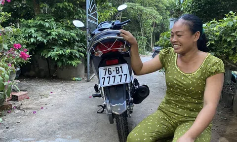 Chiếc xe máy được trả giá 200 triệu đồng vì mang biển số ngũ quý 7