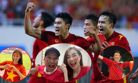 Sao Việt vỡ òa khi U.23 Việt Nam thắng Thái Lan vô địch SEA Games 31
