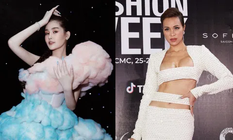 Lê Âu Ngân Anh, Phương Mai khoe dáng trên thảm đỏ