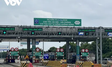 Cao tốc Hà Nội-Hải Phòng đếm ngược đến thời điểm thu phí tự động không dừng toàn tuyến