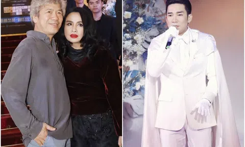 Thanh Lam và bạn trai đến ủng hộ liveshow Quang Hà