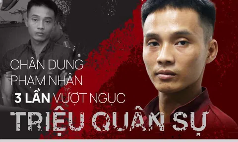 Chân dung phạm nhân 3 lần vượt ngục
