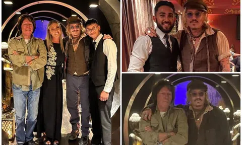 Johnny Depp mở tiệc ăn mừng sau khi thắng kiện vợ cũ