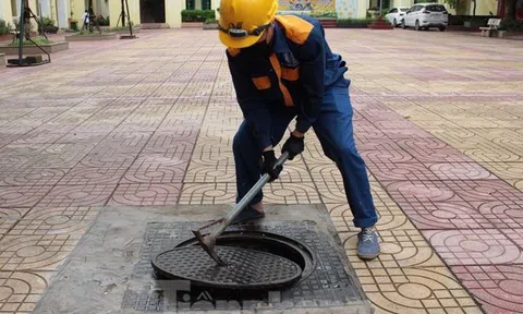 Cận cảnh hầm ngầm chống ngập đầu tiên của Hà Nội