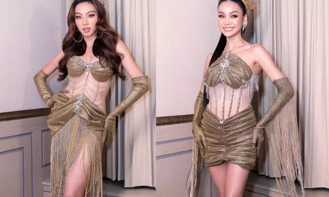 Hoa hậu Thùy Tiên đọ sắc cùng Miss Grand Thailand 2022