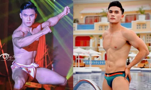 Nguyễn Hữu Anh khoe body 6 múi tại 'Nam vương Thế giới'