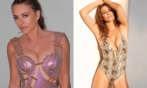 Elizabeth Hurley gây ngỡ ngàng bởi vẻ đẹp không tuổi