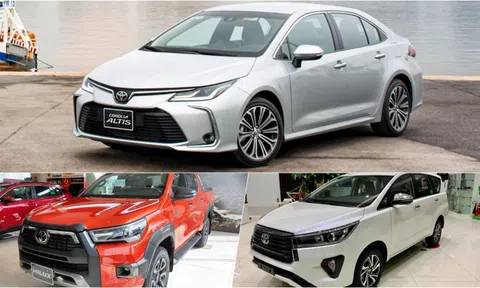 Nhiều mẫu xe Toyota đang 'vật lộn' trong Top xe 'ế' tại Việt Nam
